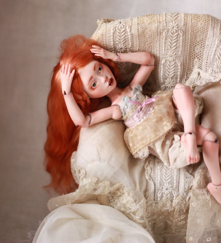 Девочки-эльфийки от Skvorkadolls. Шарнирные авторские куклы