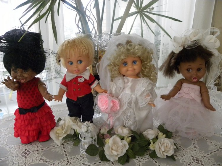 Продолжение свадьбы — Куклы Galoob Baby Face (Фейсинки): винтаж 90 (фото 5)