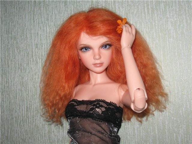 Золотые ручки 2. Паричок для куклы БЖД Iplehouse JID Leona (фото 2)
