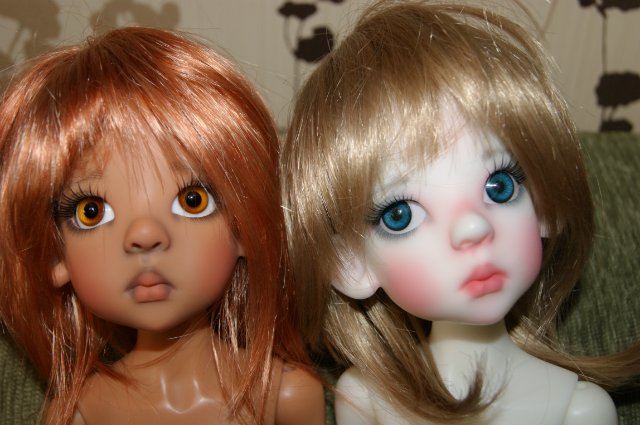 Карамель и сливки - две Лайлочки White Elf and Human Tan Kaye Wigs