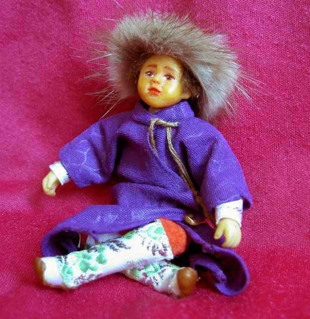 Казах. кукла ОААК — Лепка авторских кукол: полимерная глина (фото 10)