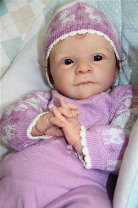 Кукла реборн Рози, любопытная кроха (фото 4)