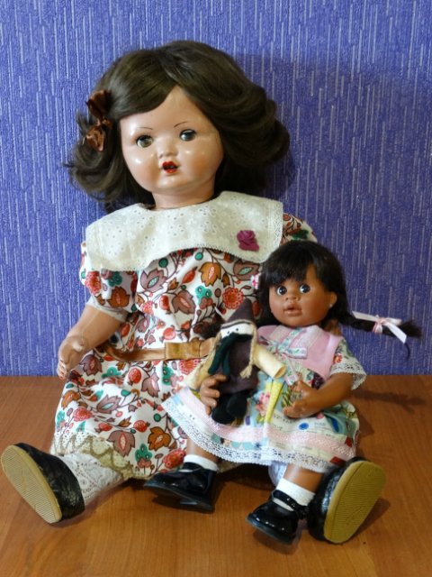 Восстановление старенькой английской куколки