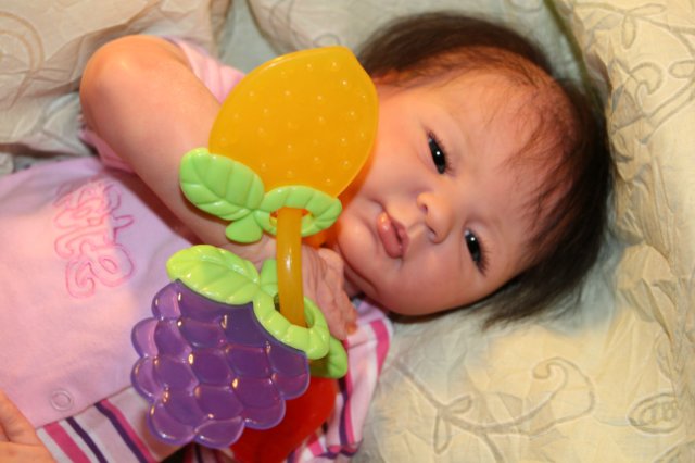 Нежная малышка реборн Маргарита (фото 4)