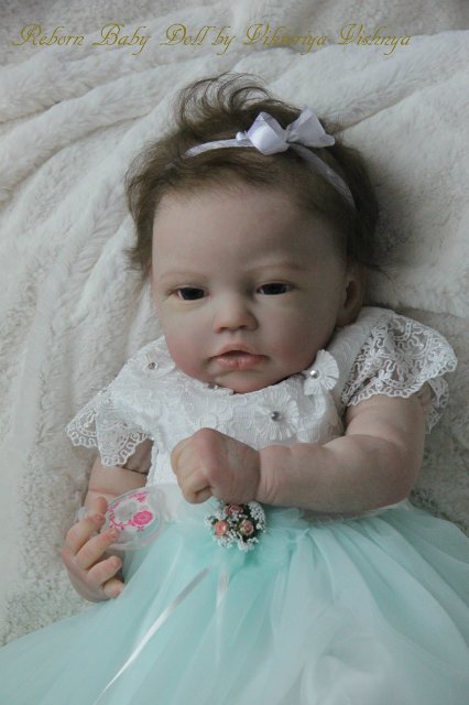 Кайли... Куколка реборн Виктории Вишни (фото 4)