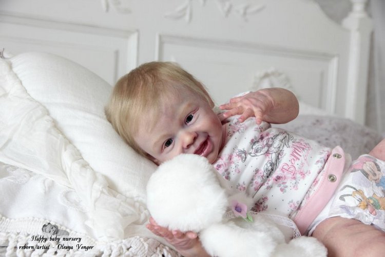 Мой солнечный лучик, моя радуга, мое счастье, моя Милена, Миленочка, Милеша. Кукла реборн Олеси Венгер