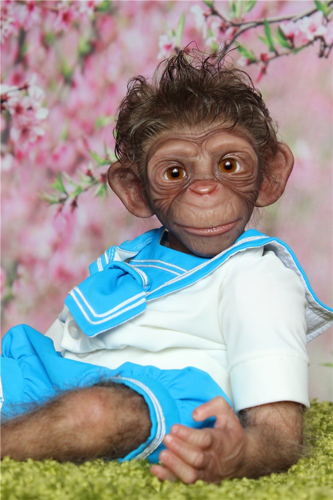 Мартышка номер два. Кукла реборн Светланы Преображенской (фото 8)