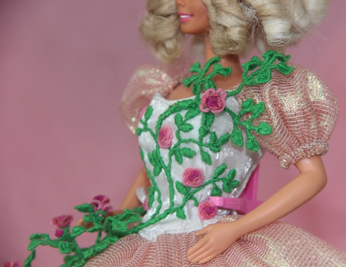 Простушка и розовый куст — Реставрация и преображение кукол: ремонт