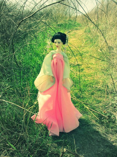 Авторская кукла Кику, хризантема | Бэйбики Авторская кукла Кику, хризантема (фото 6)