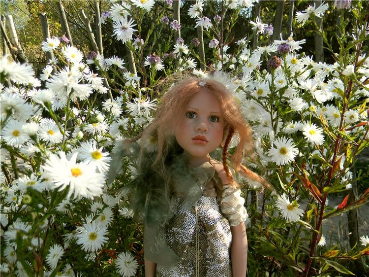 В сентябре пришло к нам лето! Мальва Zwergnase, мой рыжий эльфик