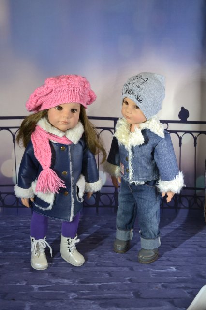 Зимние модницы — Одежда и обувь для кукол своими руками: фото (фото 5)