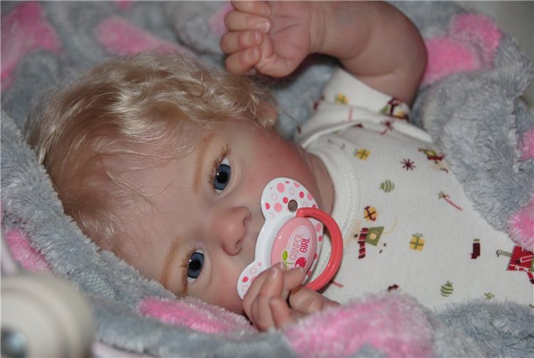 Белокурый котенок реборн Владочка