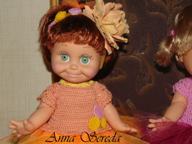 Платьица для Фейсинок — Одежда и обувь для кукол своими руками: фото (фото 7)