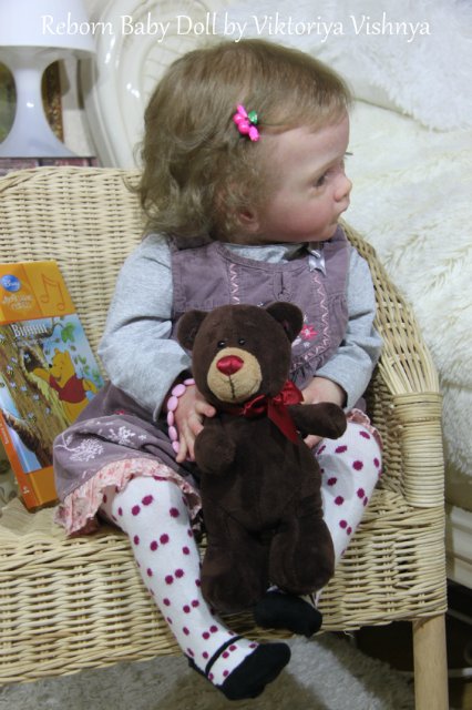 Настенька из сказки Морозко! Куколка реборн Виктории Вишни