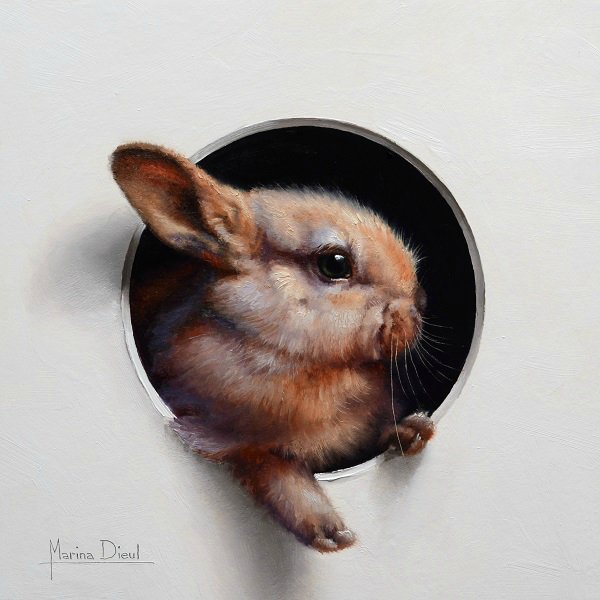 Животные в живописи Марины Диул (фото 8)