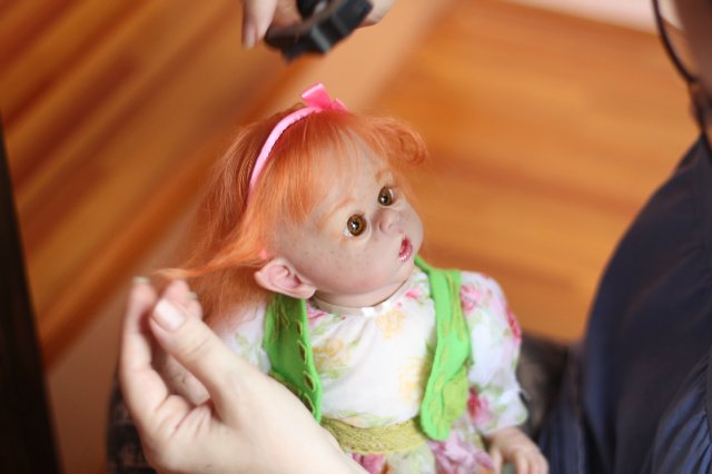 Чудо в перьях, кукла-реборн Элины Кудрявцевой