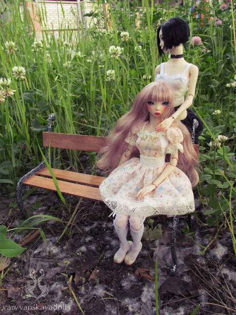 Шарнирная кукла Акина - Весенний цветок (фото 4)