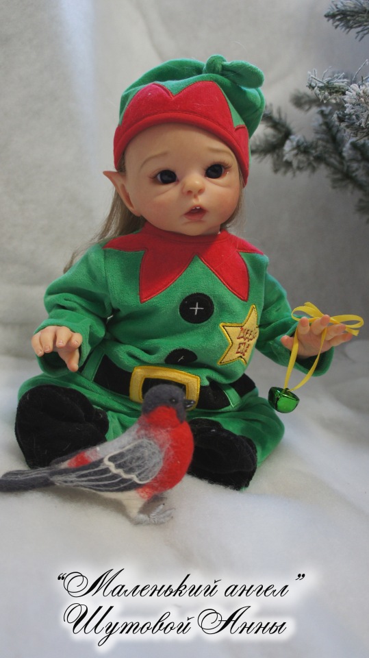 Лесные эльфы. Кукла-реборн Шутовой Анны (фото 6)