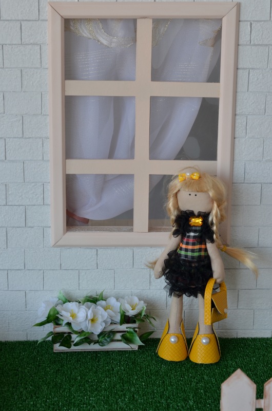 Большой румбокс с аксессуарами (фотозона 7в1) для кукол от 25 см