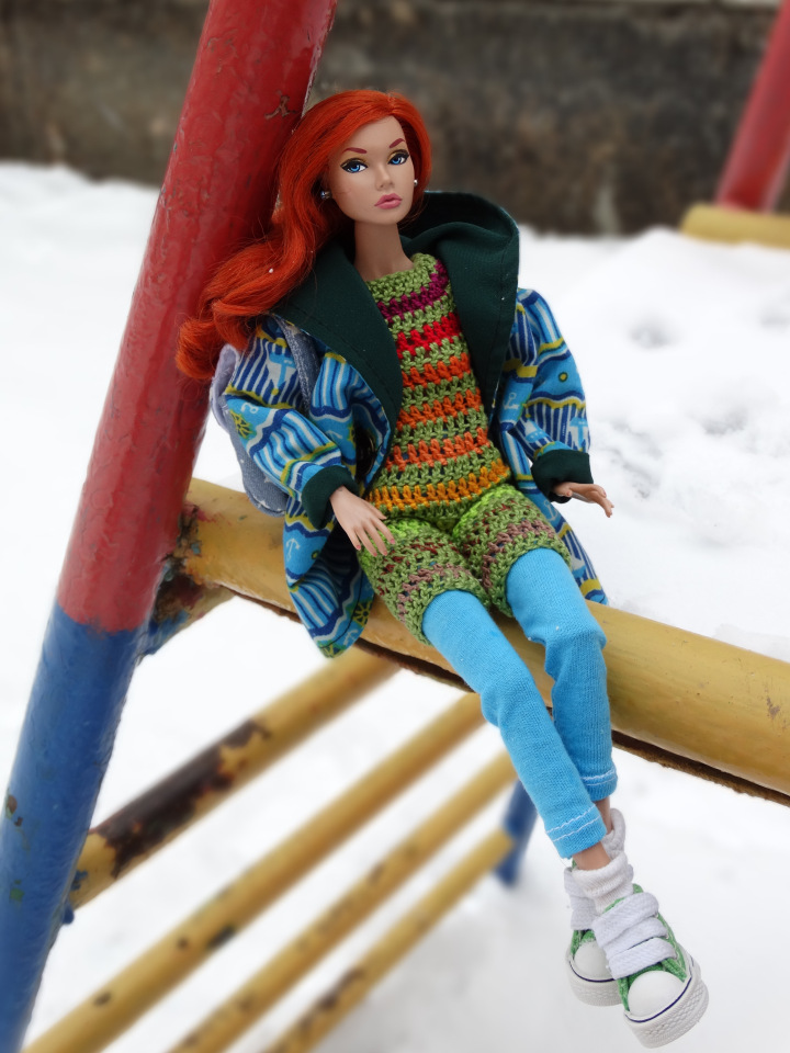 Поппи на зимней прогулке. Fashion Royalty