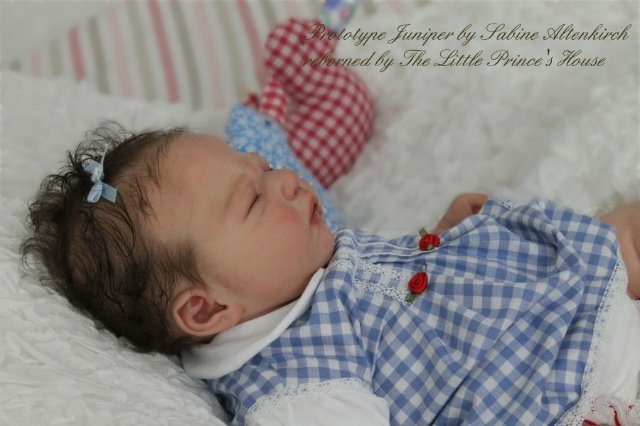 Прекрасная спящая белоснежка Прототип молда Juniper kit by Sabine Altenkirch