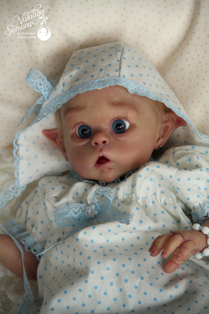 Эльфик Герда. Кукла реборн Наталии Сомовой