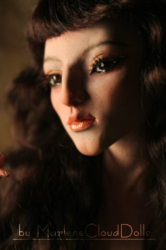 Новая девушка, авторская кукла Гая