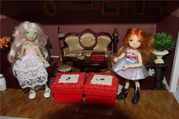 Новые наряды для кукол, мышки и лягушки от Лидии Снуль