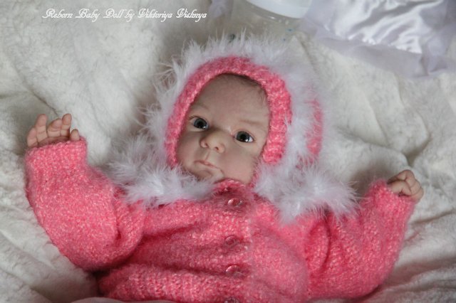Моя малышка из нового молда Matis от Gudrun Legler. Куколка реборн Виктории Вишни