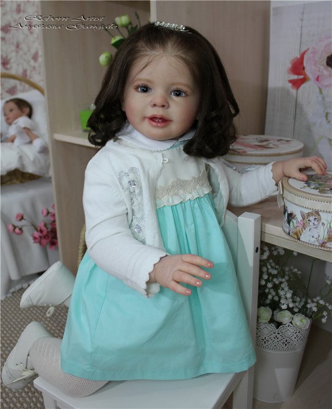 Миланочка!Кукла реборн Анастасии Гангало (фото 8)