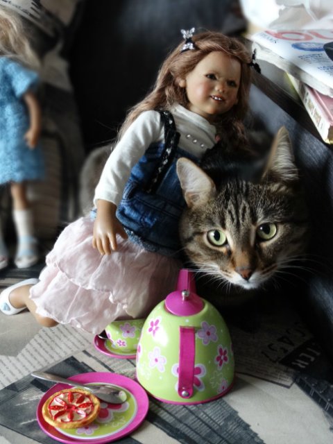 Что мне снег, что мне зной. Кукла Annette Himstedt