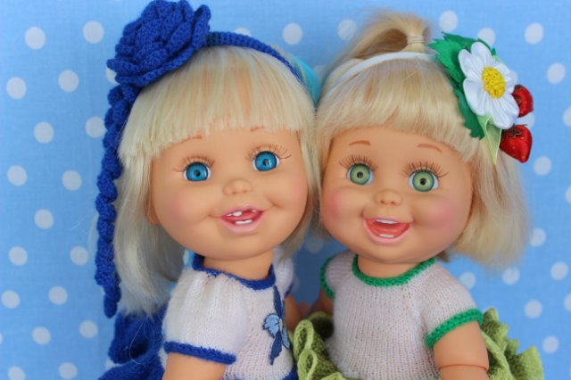 Салли и Мия мои любимочки Galoob baby face