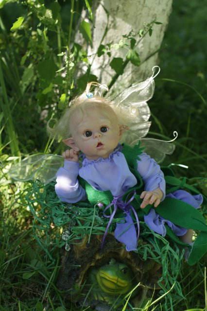 Офелька-стрекоза, куклёныш реборн Элины Кудрявцевой