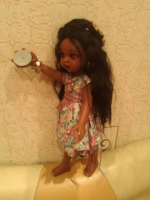 Цыганочка Paola Reina — ООАК Paola Reina (Паола Рейна) и испанских кукол: перерисовка (фото 5)