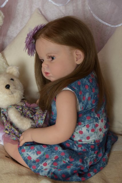 Моя первая большая девочка реборн Ариша