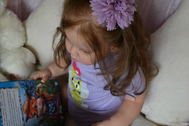 Моя первая большая девочка реборн Ариша