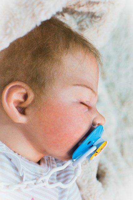 Новогодняя фотосессия малыша, куклы реборн Ольги Коновниной (фото 5)