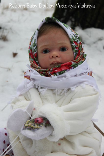 Настенька из сказки Морозко! Куколка реборн Виктории Вишни (фото 9)