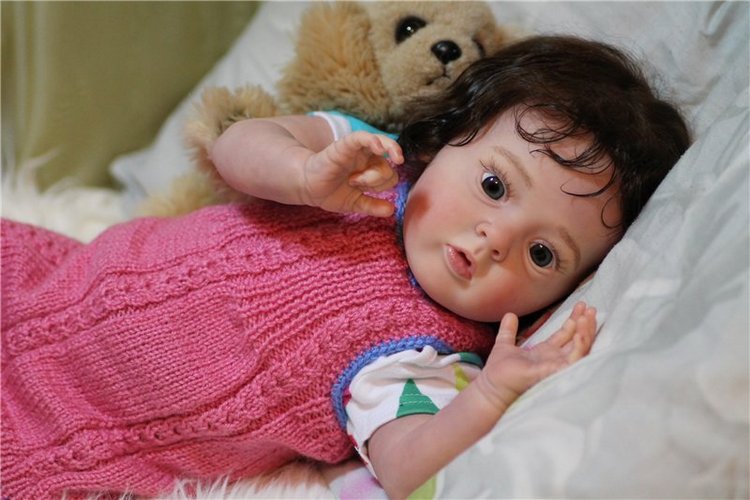 Татка - малышка реборн из молда Тиффани от Натали Блик (фото 10)