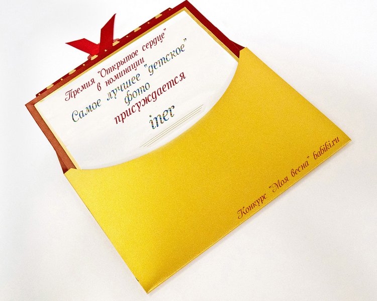 Приглашаем на церемонию награждения премией "Открытое сердце" по конкурсу "Моя весна" (фото 9)