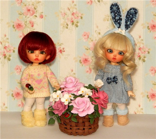 Мира и Виннушка. С наступающим 8 марта нас