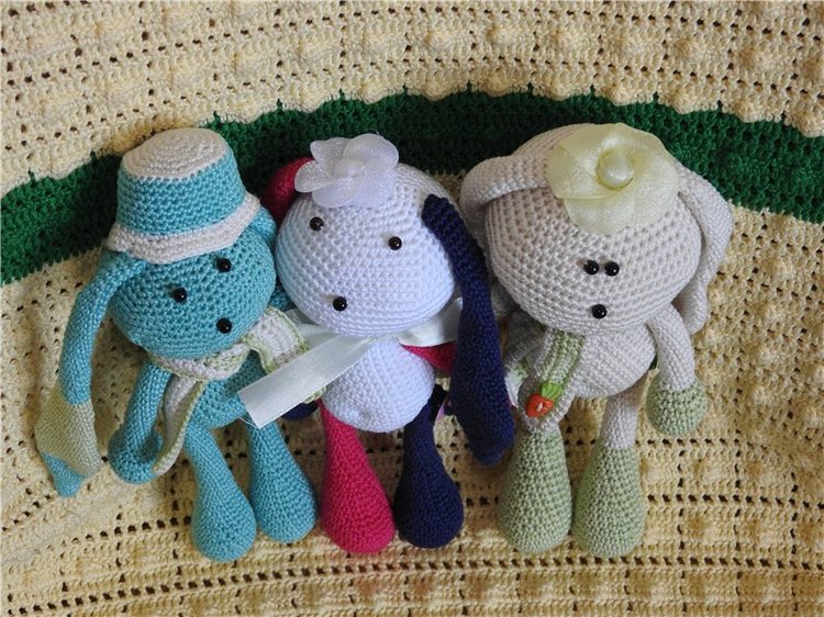 Цвета Цветаева и её друзья. Игрушки вязанные крючком (фото 7)