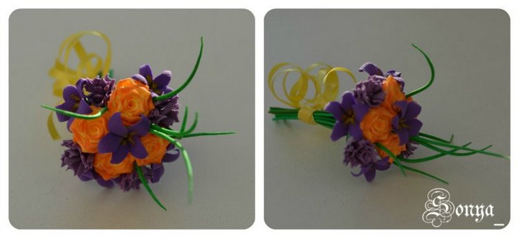 Кукольные мелочи. Часть 2. "Цветочки" (фото 9)