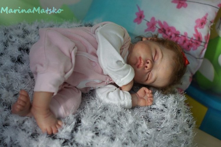 Машулька - мой спящий ангел. Куколка реборн Марины Мацко
