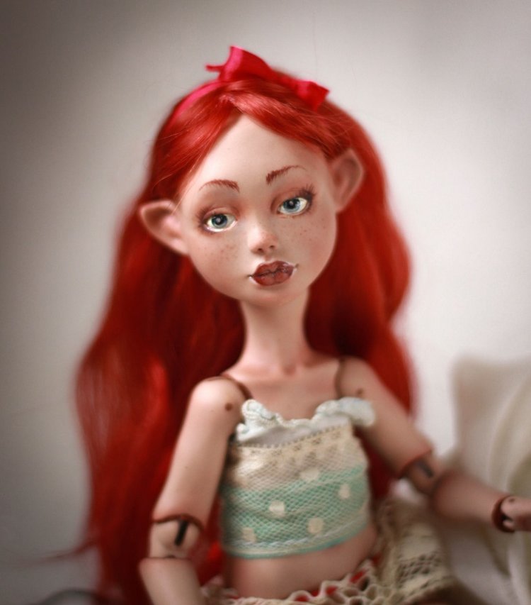 Девочки-эльфийки от Skvorkadolls. Шарнирные авторские куклы