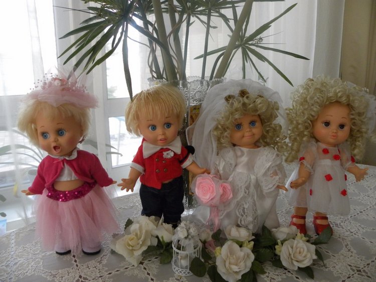 Продолжение свадьбы — Куклы Galoob Baby Face (Фейсинки): винтаж 90 (фото 2)