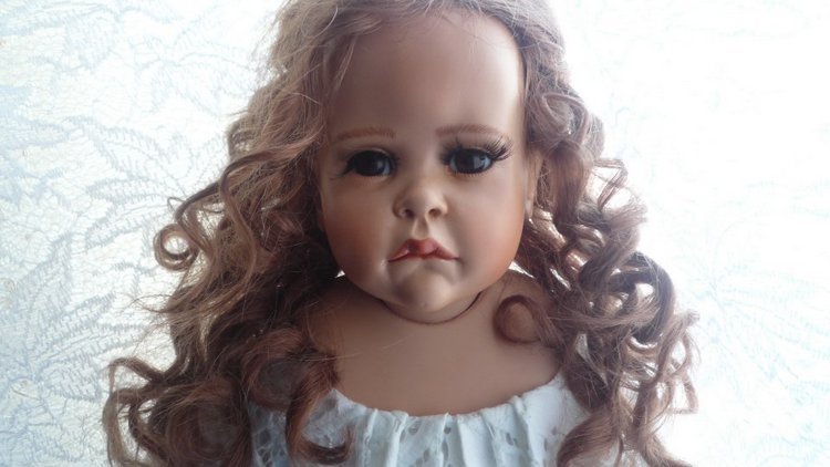 Фарфоровая кукла от Hildegard Günzel | Бэйбики Фарфоровая кукла от Hildegard Günzel