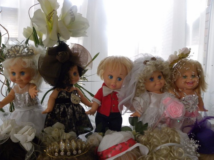 Продолжение свадьбы — Куклы Galoob Baby Face (Фейсинки): винтаж 90