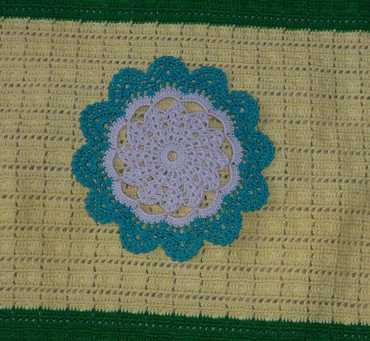 Абажуры из вязаных салфеток