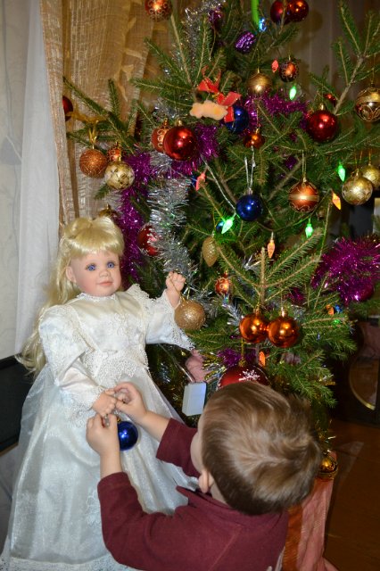 Елочка, елка, лесной аромат... Коллекция кукол (фото 10)